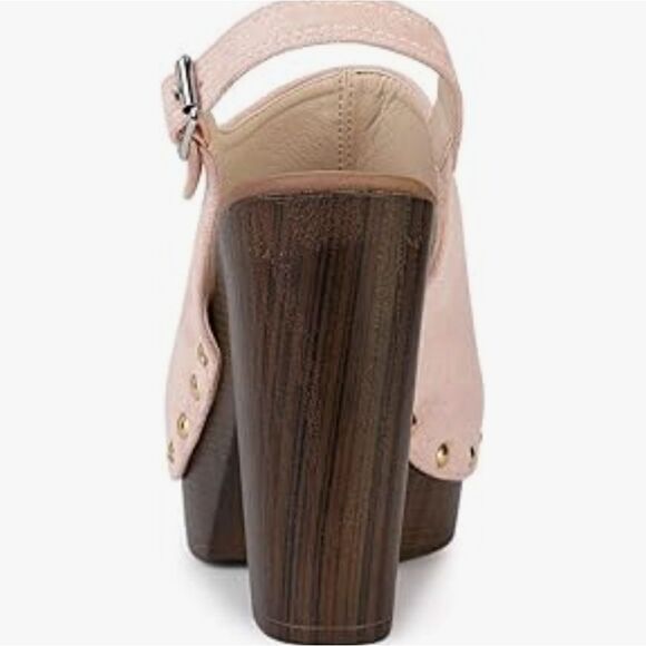 🆕Allegra K Chunky Platform Heeled Sandals - Hot Pink - Picture 4 of 8